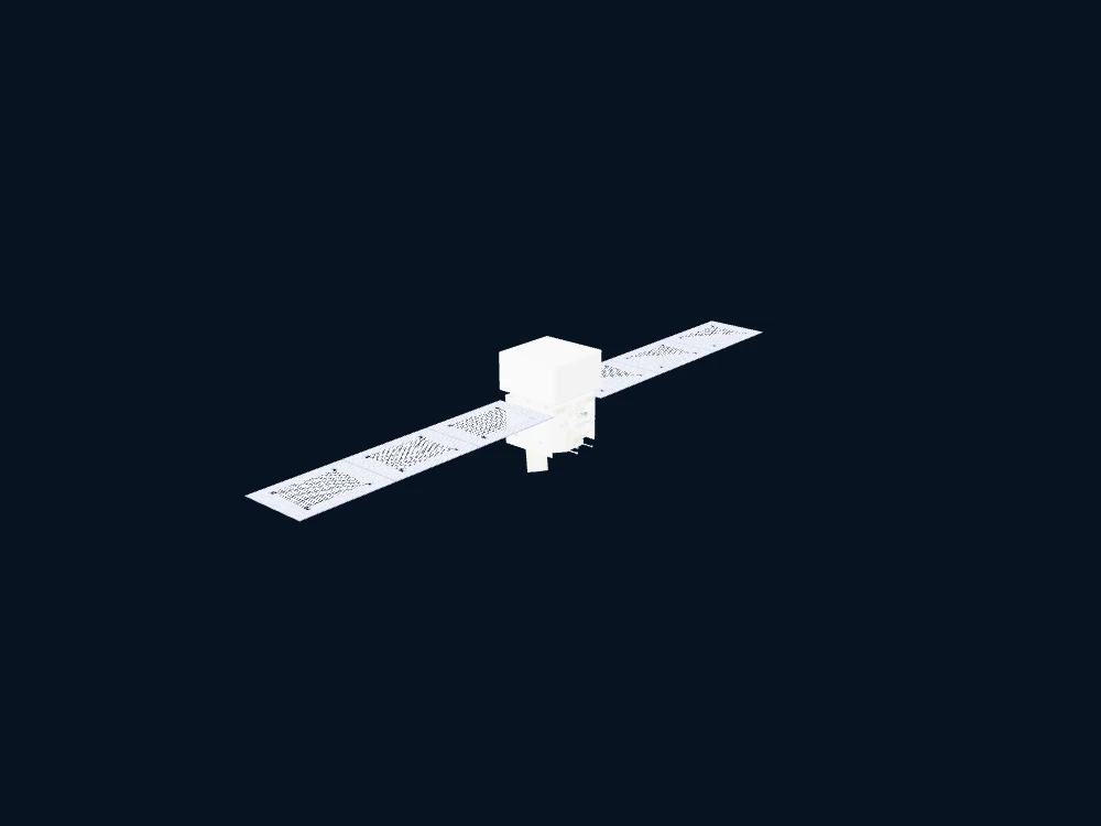 Fermi — Fermi Gamma-ray Large Area Space Telescope · 3D model preview