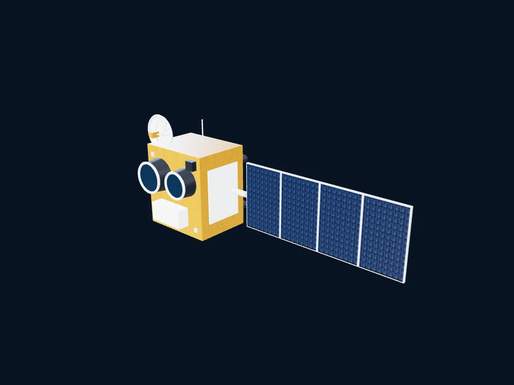 FENGYUN 3H — 风云三号 H / FY-3H — 非官方科普示意 · 3D model preview