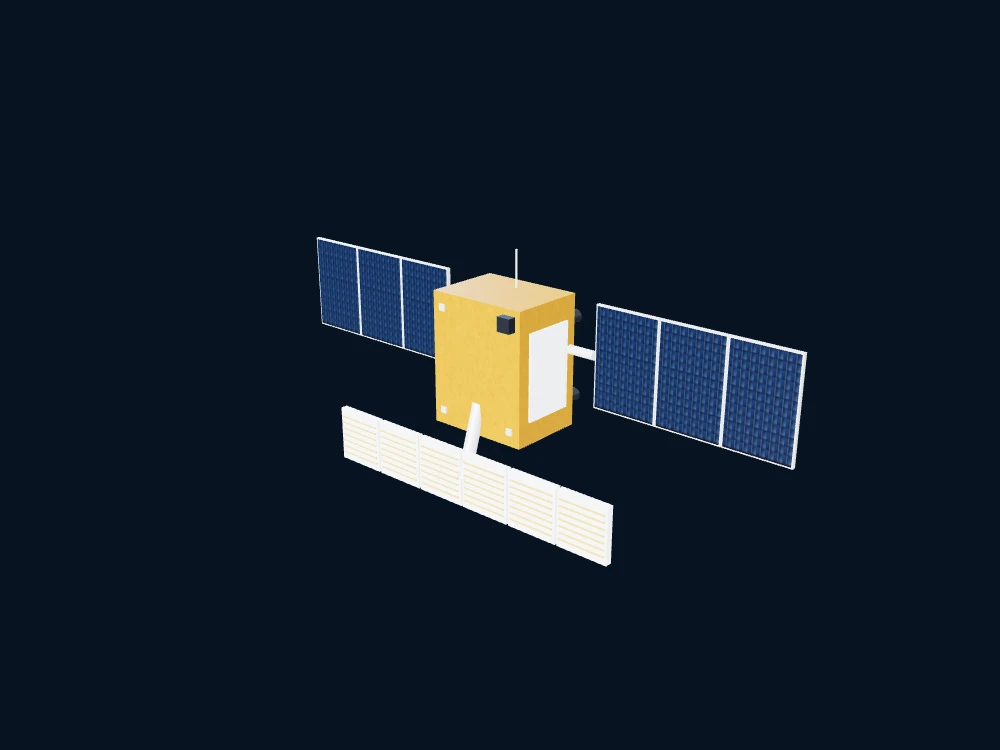 GAOFEN-10R — 高分10号系列 / Gaofen-10 — 非官方科普示意 · 3D model preview