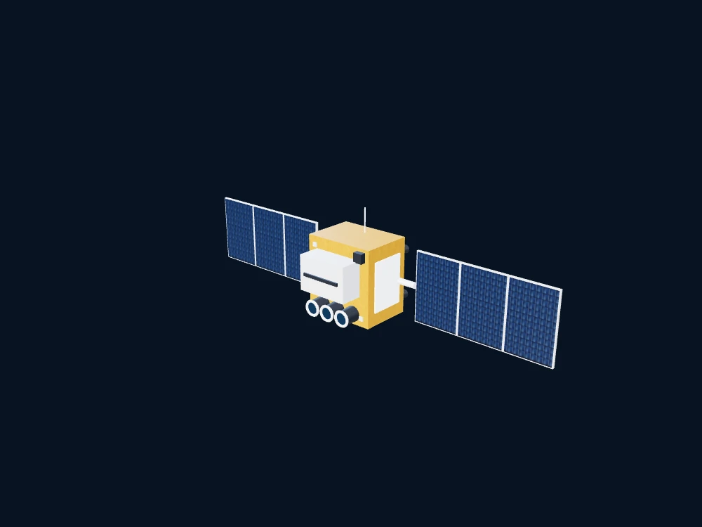 高分五号01 / GAOFEN-5 01 — 高分5号系列 / Gaofen-5 — 非官方科普示意 · 3D model preview