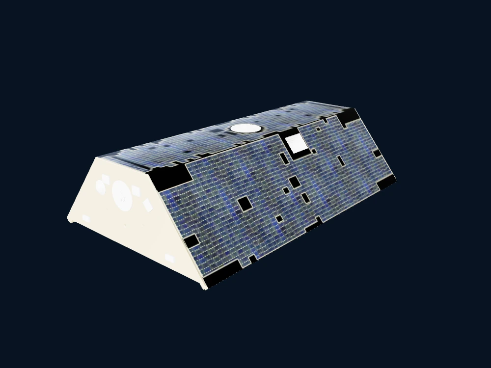 GRACE 1 — Gravity Recovery and Climate Experiment (GRACE) (B) · 3D model preview