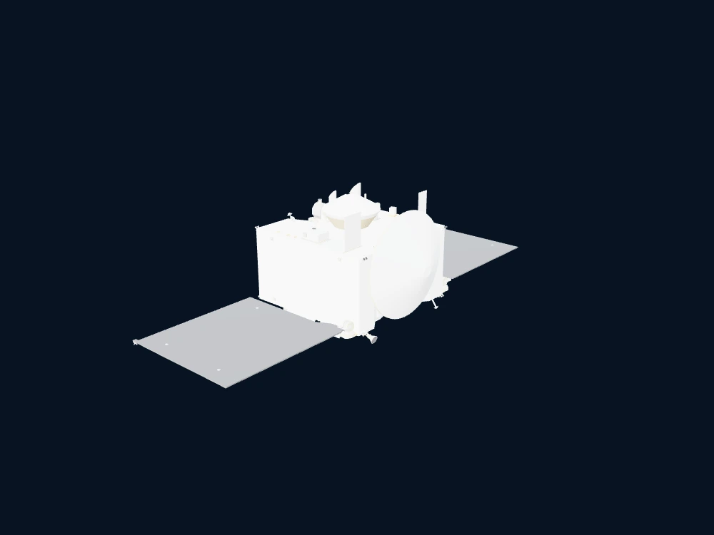 OSIRIS REx — Origins, Spectral Interpretation, Resource Identification, and Security - Regolith Explorer (OSIRIS-REx) · 3D model preview