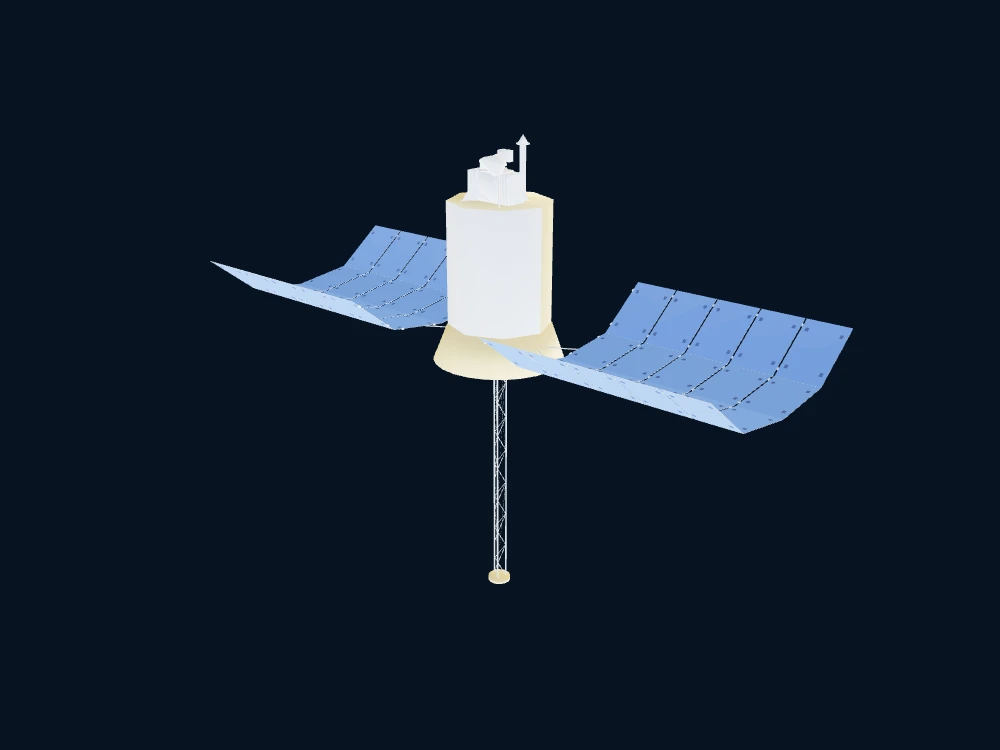 SAC C — Satellite for Scientific Applications (SAC-C) · 3D model preview