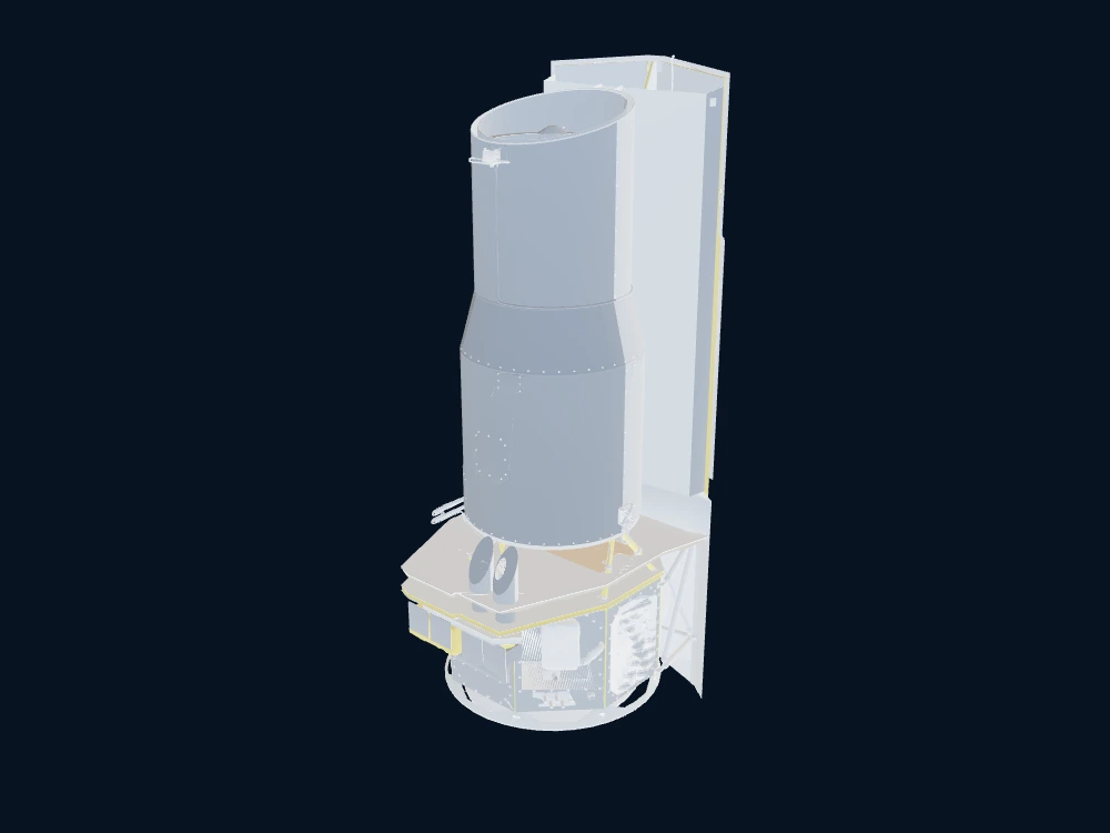 Spitzer — Spitzer Space Telescope · 3D model preview
