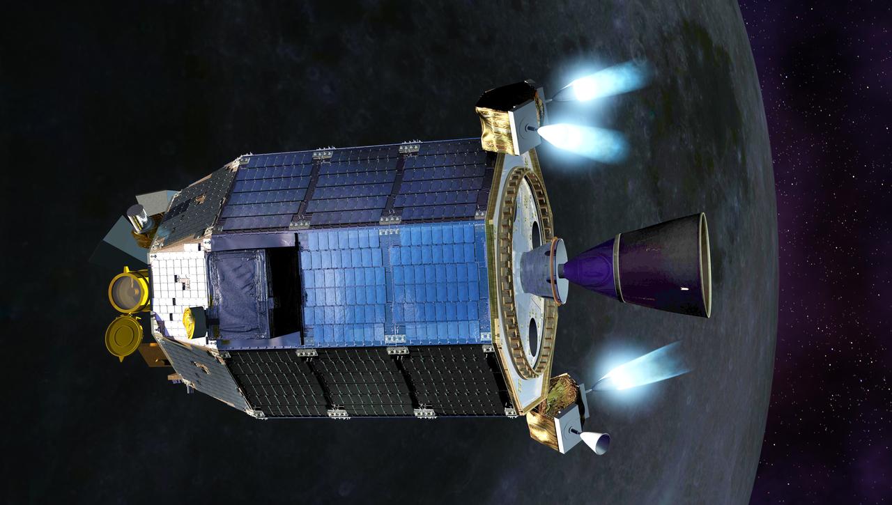 LADEE — LADEE Fires Thrusters Artist's Concept